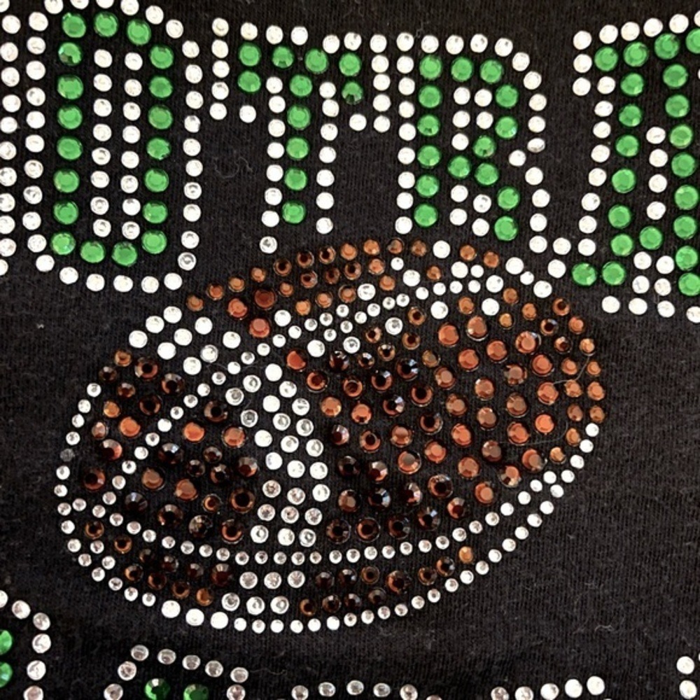 Football Mom Rhinestone t-shirt - Picture 5 of 5